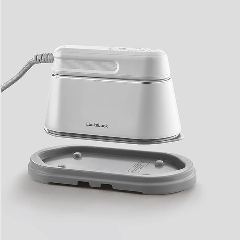 Bàn ủi hơi nước LocknLock 2 trong 1 steam iron 220-240V, 50-60Hz, 1100-1300W - ENI262WHT, , large image number null